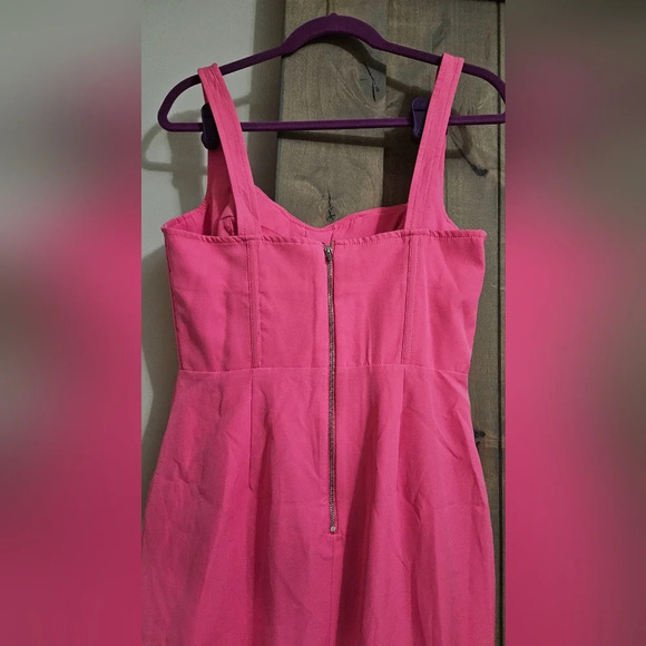 Bardot Pink Midi Dress - Picture 8 of 14